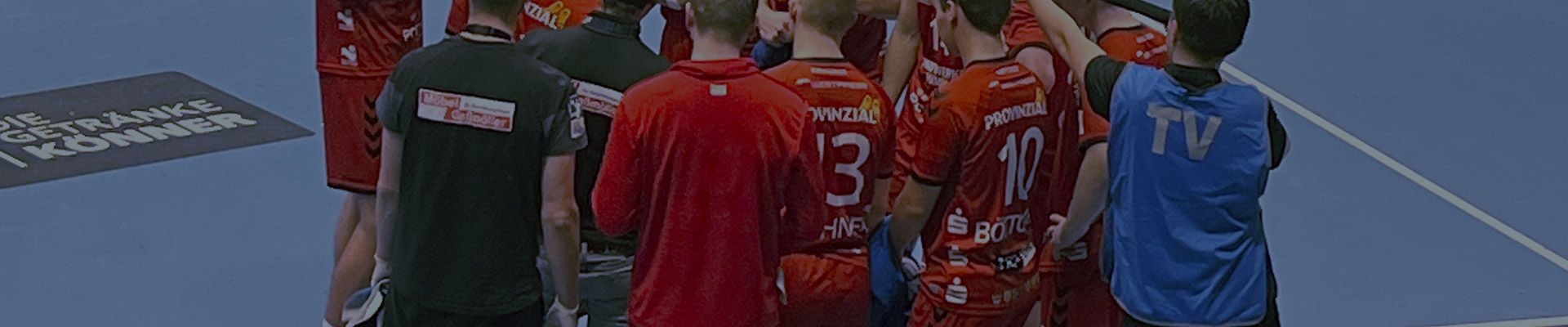 banner handball asv-hamm sieger teamwork amid firmenversicherungen 